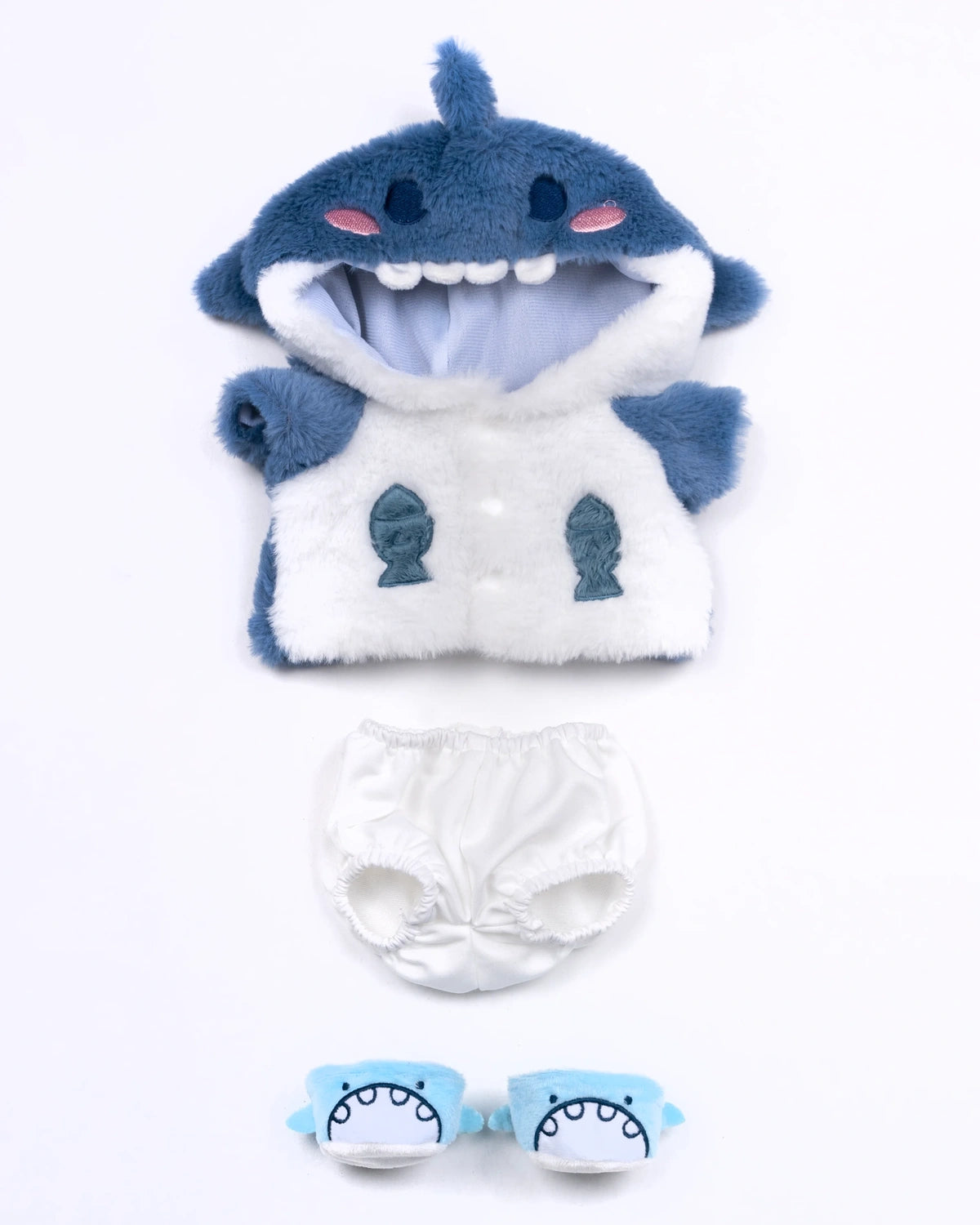 UykuPof™ Mavi Köpek Balığı Puffy