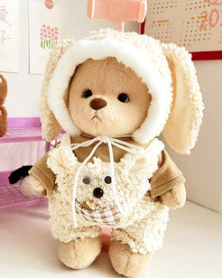 UykuPof™ Uzun Kulaklı Tavşan Puffy