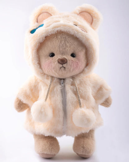 UykuPof™ Krem Tavşan Puffy