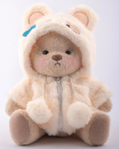 UykuPof™ Krem Tavşan Puffy