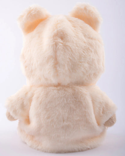 UykuPof™ Krem Tavşan Puffy