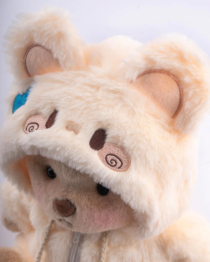 UykuPof™ Krem Tavşan Puffy