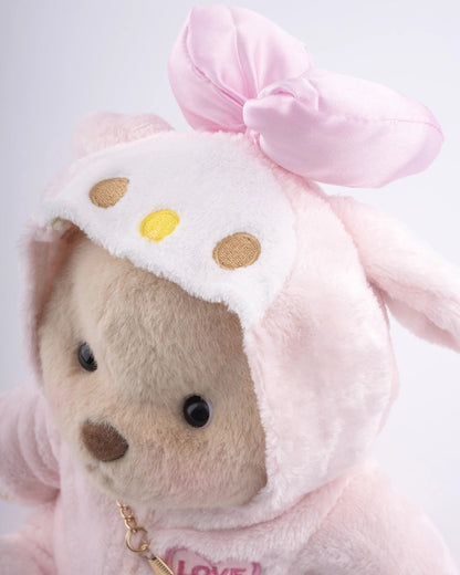 UykuPof™ Çilekli Pembe Puffy