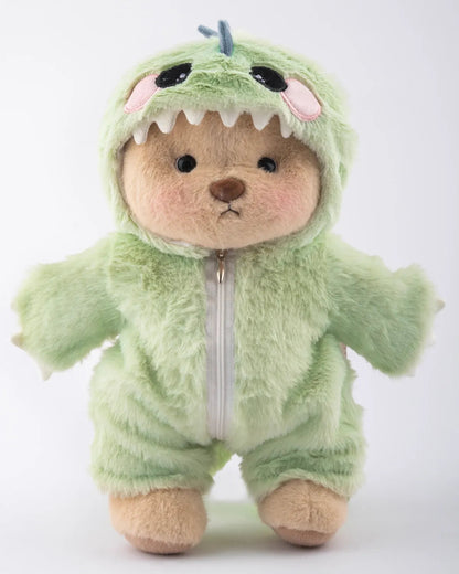 UykuPof™ Yeşil Tüylü Dino Puffy