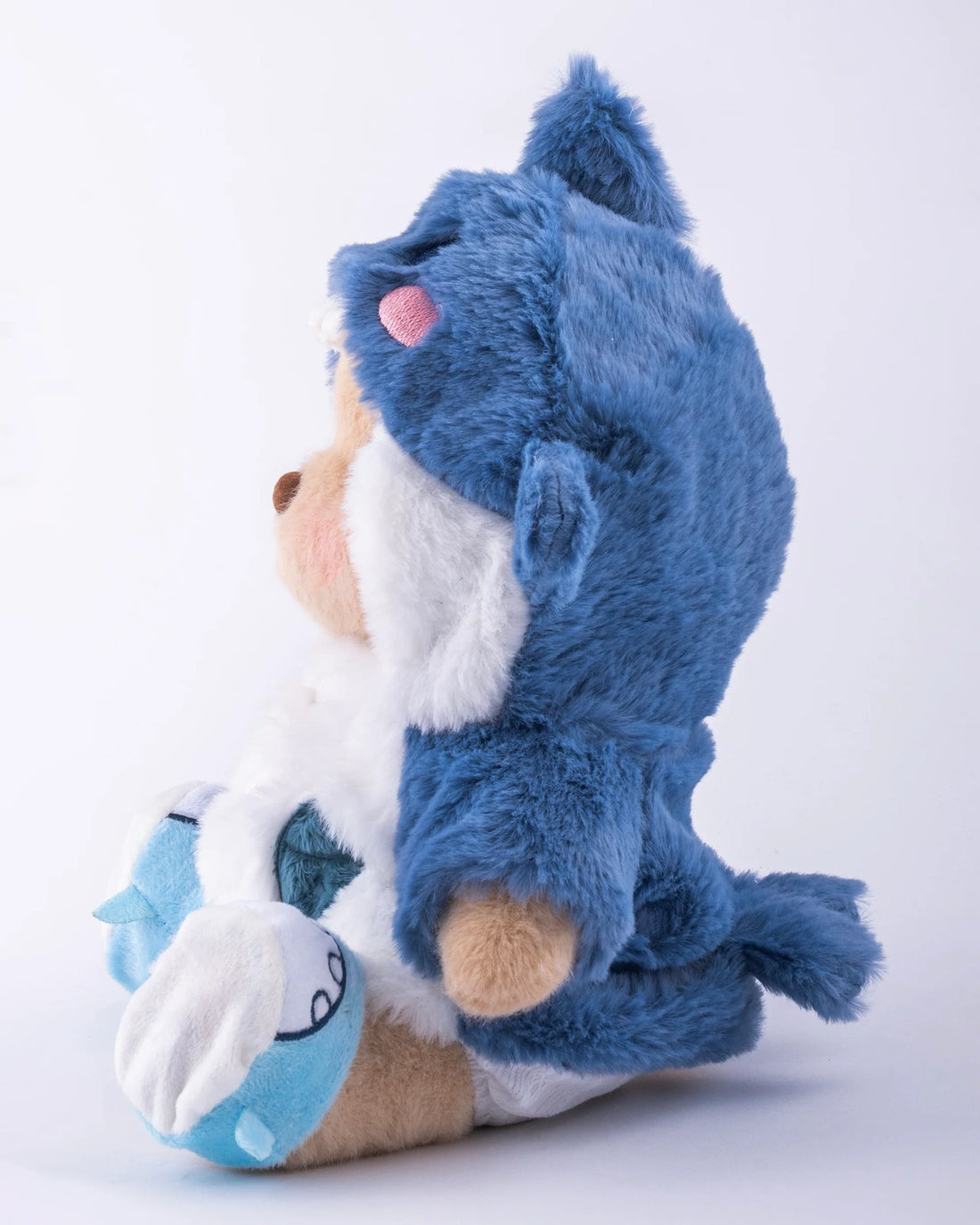 UykuPof™ Mavi Köpek Balığı Puffy