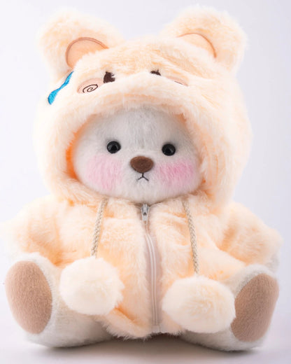 UykuPof™ Krem Tavşan Puffy