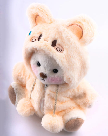 UykuPof™ Krem Tavşan Puffy