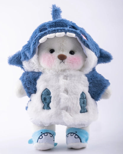 UykuPof™ Mavi Köpek Balığı Puffy