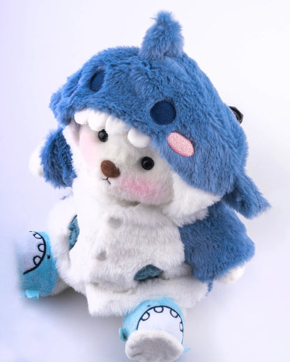 UykuPof™ Mavi Köpek Balığı Puffy