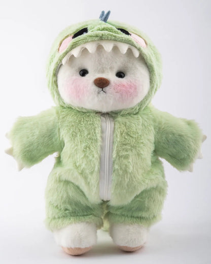 UykuPof™ Yeşil Tüylü Dino Puffy