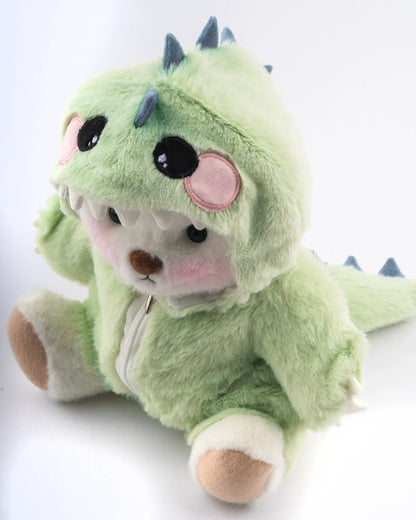 UykuPof™ Yeşil Tüylü Dino Puffy