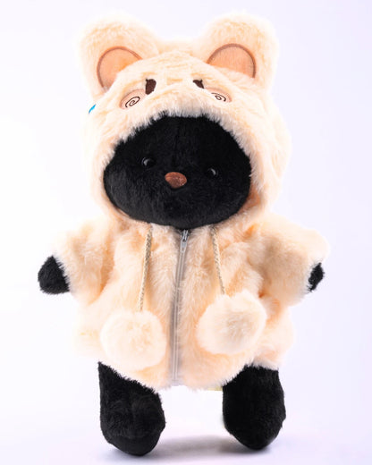 UykuPof™ Krem Tavşan Puffy