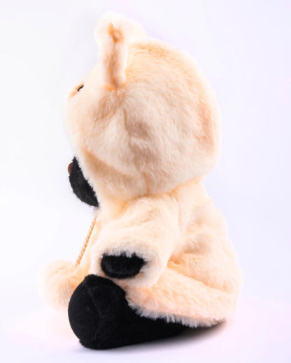 UykuPof™ Krem Tavşan Puffy