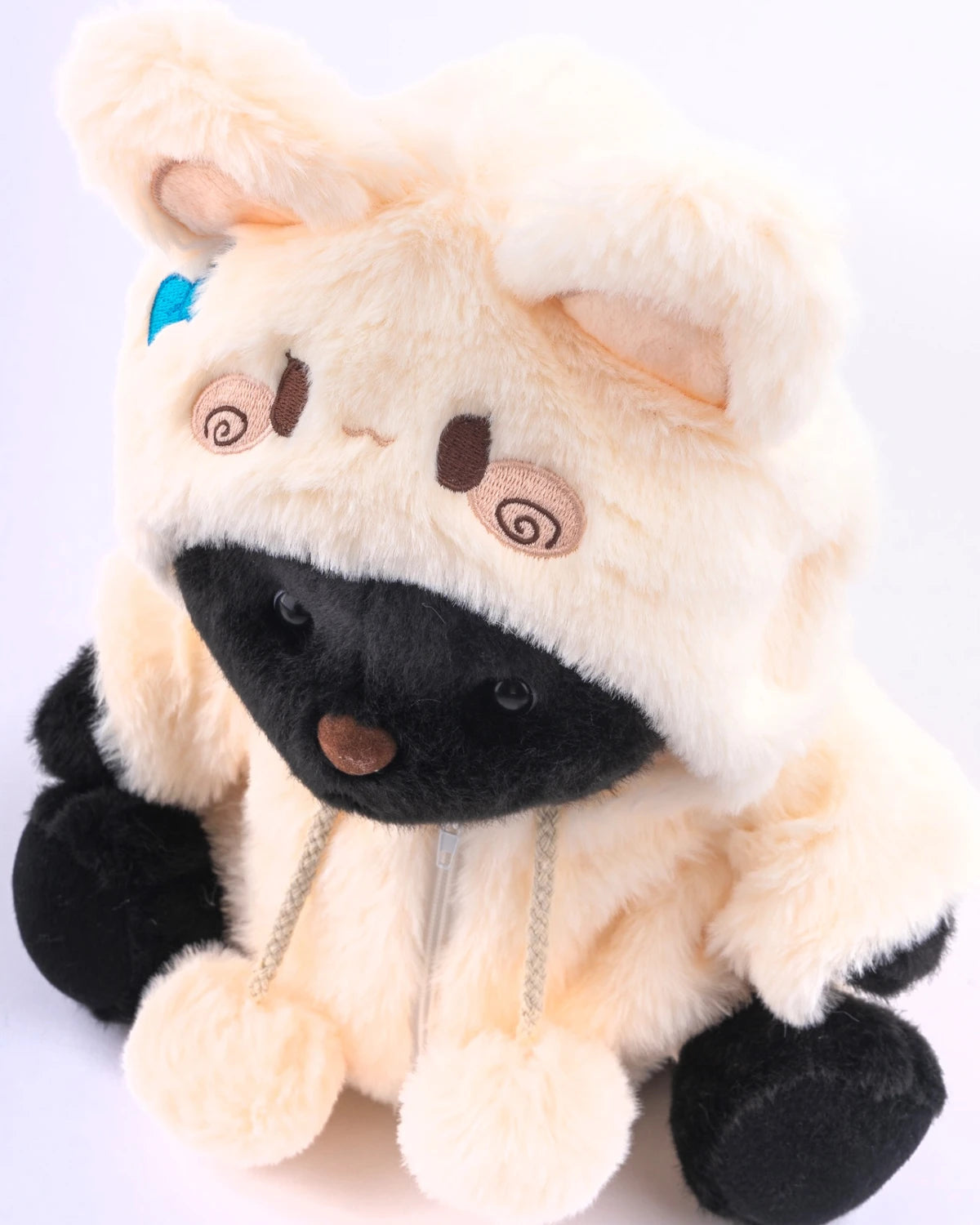 UykuPof™ Krem Tavşan Puffy