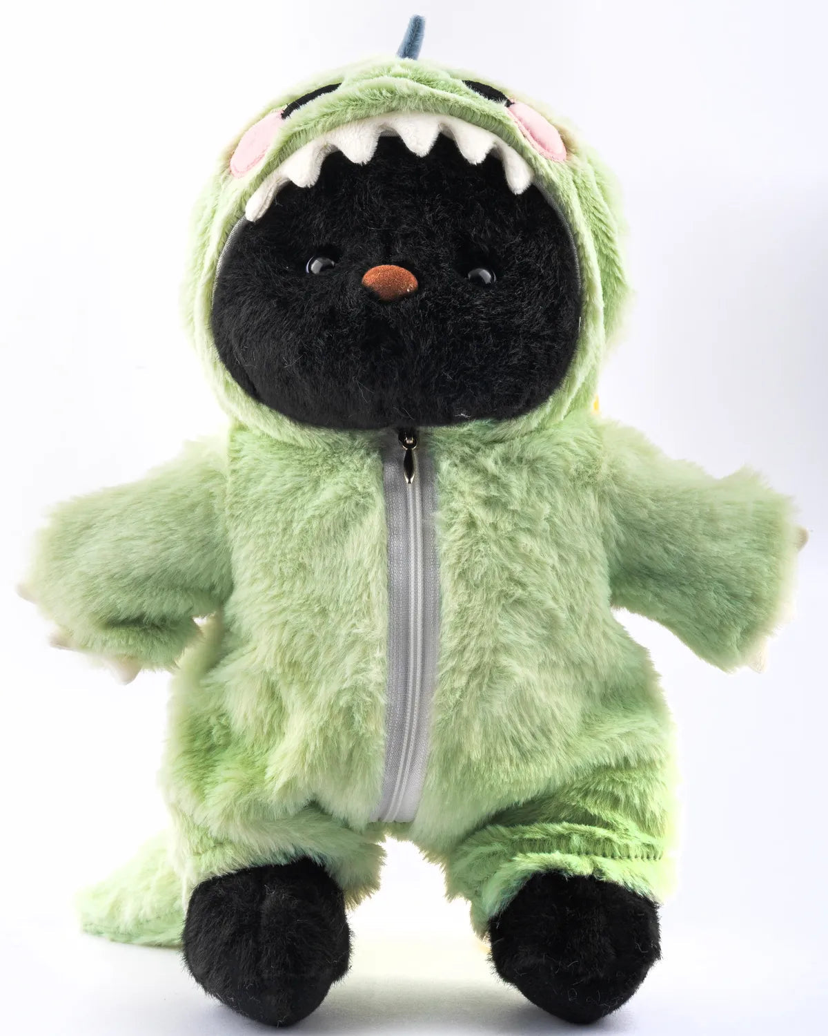 UykuPof™ Yeşil Tüylü Dino Puffy