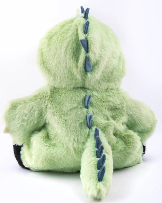 UykuPof™ Yeşil Tüylü Dino Puffy