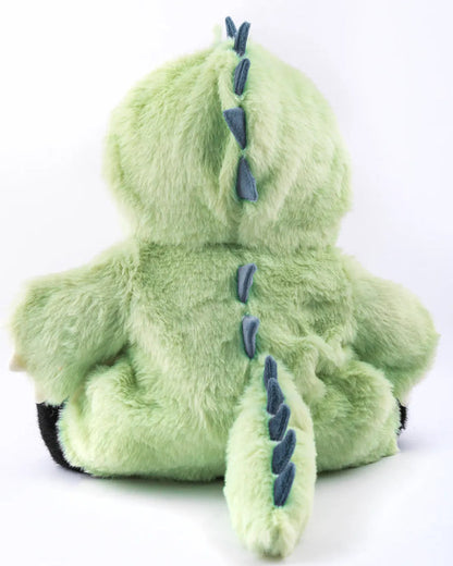 UykuPof™ Yeşil Tüylü Dino Puffy