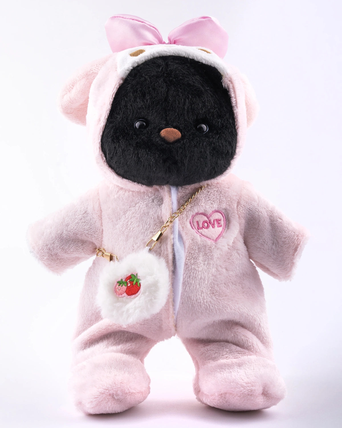 UykuPof™ Çilekli Pembe Puffy