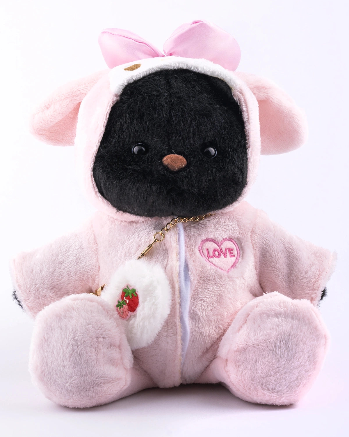 UykuPof™ Çilekli Pembe Puffy