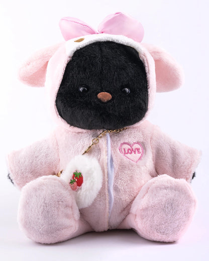 UykuPof™ Çilekli Pembe Puffy