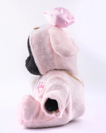 UykuPof™ Çilekli Pembe Puffy