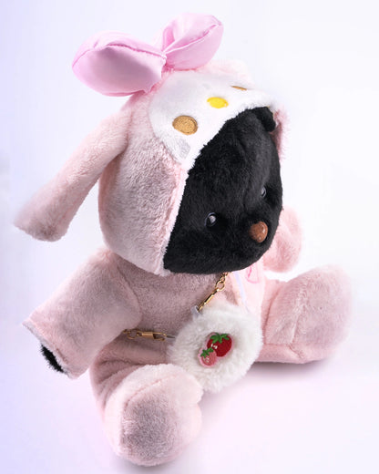 UykuPof™ Çilekli Pembe Puffy