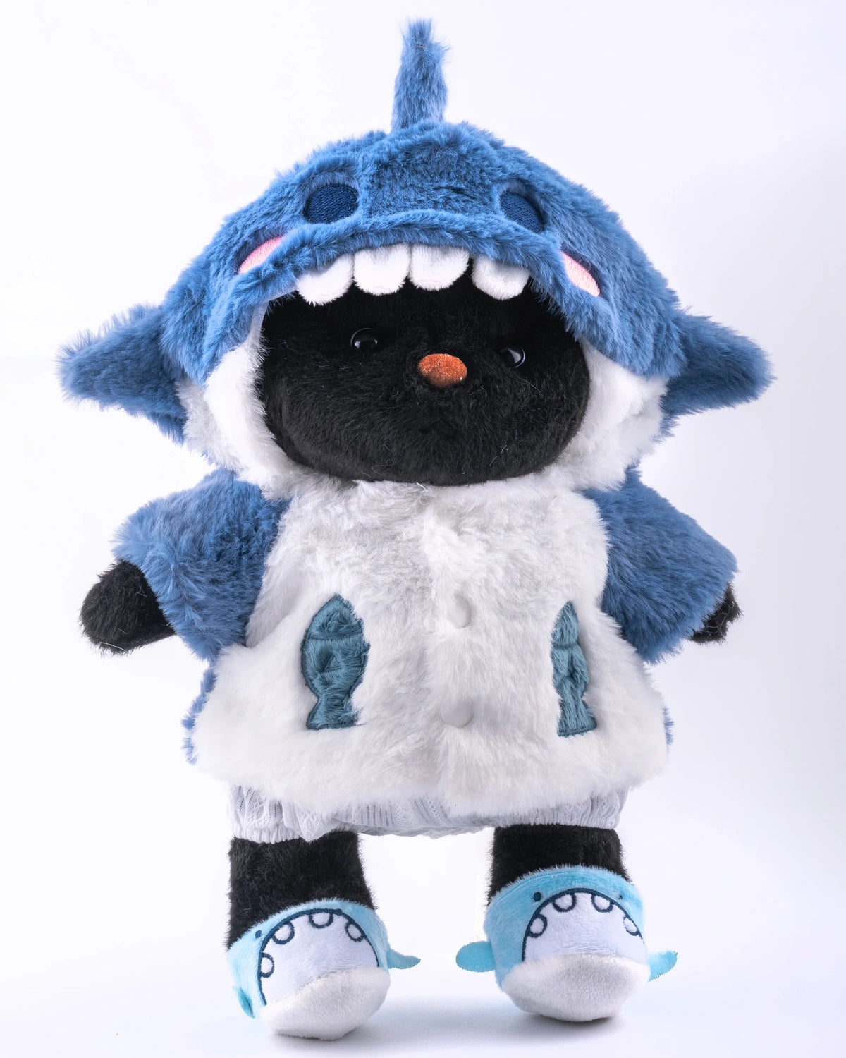 UykuPof™ Mavi Köpek Balığı Puffy