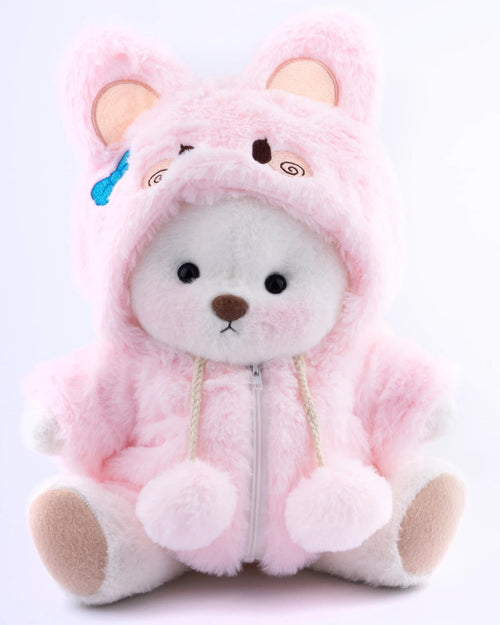 UykuPof™ Pembe Tavşan Puffy