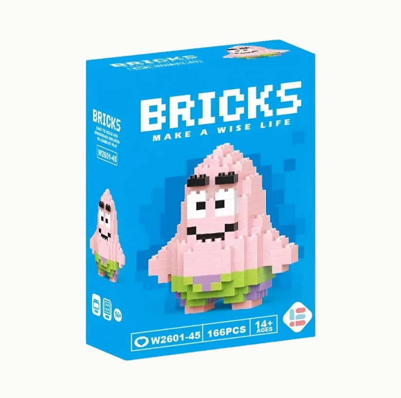 Patrick Star Lego Bricks Seti